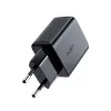Acefast Fali hálózati töltő USB Type-C PD 20W 2,4A fekete - 3. kép