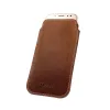 iPhone 13/13 Pro / 12/12 Pro Nexeri Leather Pocket bőr tok XL barna - 2. kép
