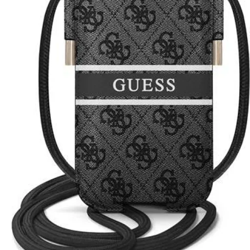 Guess PU 4G Stripe telefontartó L szürke (GUPHL4GDGR) Guess PU 4G Stripe telefontartó L szürke (GUPHL4GDGR)