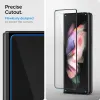 Samsung Galaxy Z Fold 3 Spigen Glass FC üvegfólia fekete - 2. kép