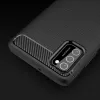 Samsung Galaxy A03S Tech-Protect carbon mintájú TPU tok fekete - 4. kép
