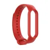 Xiaomi Mi Smart Band 5 / 6 Szilikon óraszíj piros - 3. kép