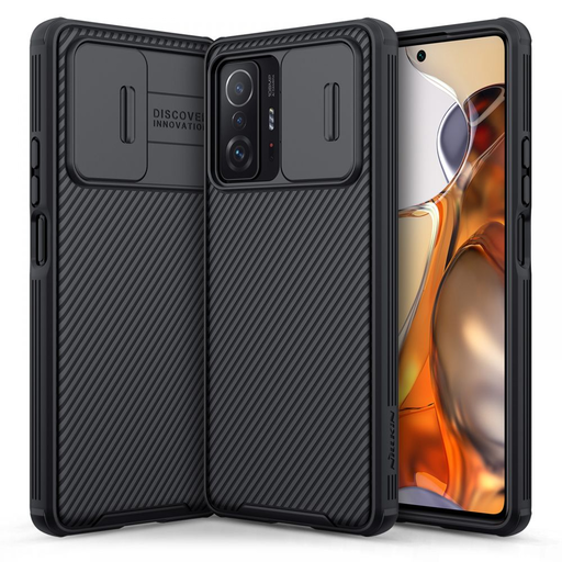 Xiaomi 11T 5G / 11T Pro 5G Nillkin CamShield Pro tok fekete Xiaomi 11T 5G / 11T Pro 5G Nillkin CamShield Pro tok fekete