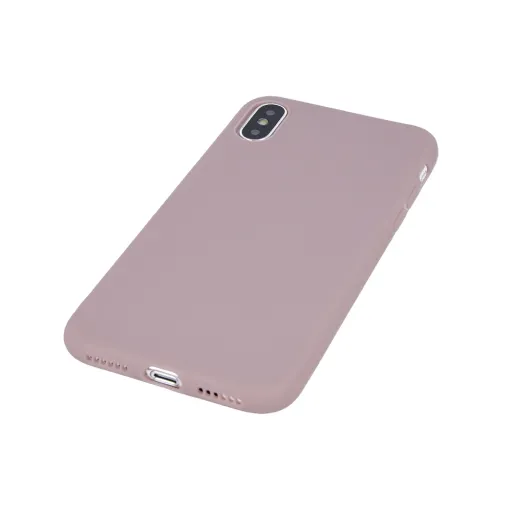 iPhone 13 Pro Max Matt TPU tok Púder pink