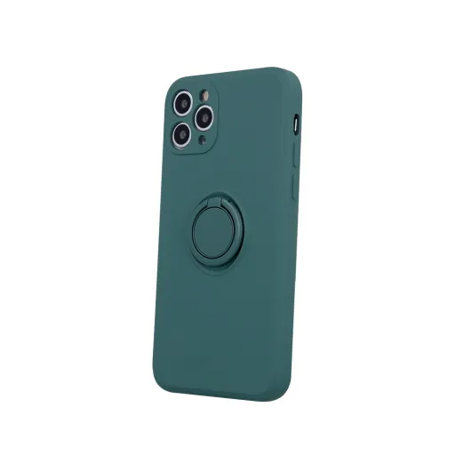 Samsung Galaxy A22 4G Szilikon tok hátlapi gyűrűvel forest green Samsung Galaxy A22 4G Szilikon tok hátlapi gyűrűvel forest green