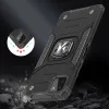 Samsung Galaxy A22 4G Wozinsky Ring Armor Case Kickstand telefontok ezüst - 0. kép