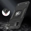 Samsung Galaxy A22 4G Wozinsky Ring Armor Case Kickstand telefontok fekete - 1. kép