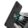 Samsung Galaxy A22 4G Wozinsky Ring Armor Case Kickstand telefontok fekete - 2. kép