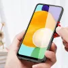 Samsung Galaxy A03S Dux Ducis Fino nylon bevonatú tok fekete - 4. kép