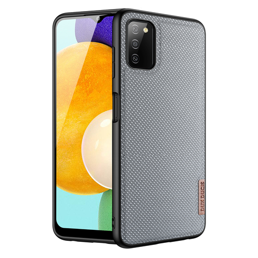 Samsung Galaxy A03S Dux Ducis Fino nylon bevonatú tok szürke Samsung Galaxy A03S Dux Ducis Fino nylon bevonatú tok szürke