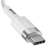 Baseus Zinc Magnetic USB Type-C - Apple Laptop L-alakú mágneses fej töltő kábel 60W 2m (CATXC-W02) fehér - 0. kép