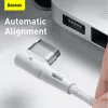 Baseus Zinc Magnetic USB Type-C - Apple Laptop L-alakú mágneses fej töltő kábel 60W 2m (CATXC-W02) fehér - 2. kép