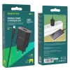 Borofone BN1 Hálózati töltő adapter USB 2.1A + Lightning kábel fekete - 3. kép