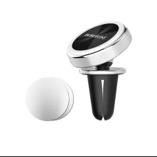 Borofone BH6 Mágneses autós telefontartó szellőzőre ezüst