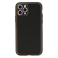 Samsung A12 Tel Protect Luxury szilikon tok Fekete