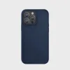 iPhone 13 Pro Max Uniq Lino szilikon tok sötétkék - 0. kép