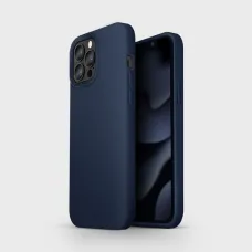 iPhone 13 Pro Max Uniq Lino szilikon tok sötétkék