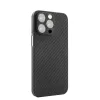 iPhone 13 Pro valódi aramid tok kameravédelemmel fekete - 1. kép