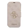 iPhone 13 Pro Guess GUBKP13L4GMGPI PU 4G Metal Logo fliptok pink - 2. kép