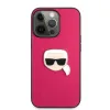 iPhone 13 Pro Max Karl Lagerfeld KLHCP13XPKMP Ikonik Karl Head PU tok pink - 2. kép