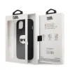 iPhone 13 mini Karl Lagerfeld KLHCP13SPKMK Ikonik Karl Head PU tok fekete - 0. kép