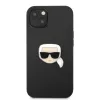 iPhone 13 mini Karl Lagerfeld KLHCP13SPKMK Ikonik Karl Head PU tok fekete - 1. kép