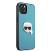 iPhone 13 mini Karl Lagerfeld KLHCP13SPKMB Ikonik Karl Head PU tok kék - 4. kép