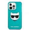 iPhone 13 Pro Karl Lagerfeld KLHCP13LCHTRB TPU Choupette Head tok Fluo Blue - 2. kép