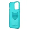 iPhone 13 Pro Karl Lagerfeld KLHCP13LCHTRB TPU Choupette Head tok Fluo Blue - 3. kép