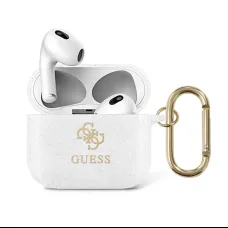 Guess GUA3UCG4GT 4G TPU Glitter AirPods 3 tok átlátszó