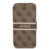 iPhone 13 Guess PU 4G Printed Stripe fliptok barna (GUBKP13M4GDBR) - 3. kép