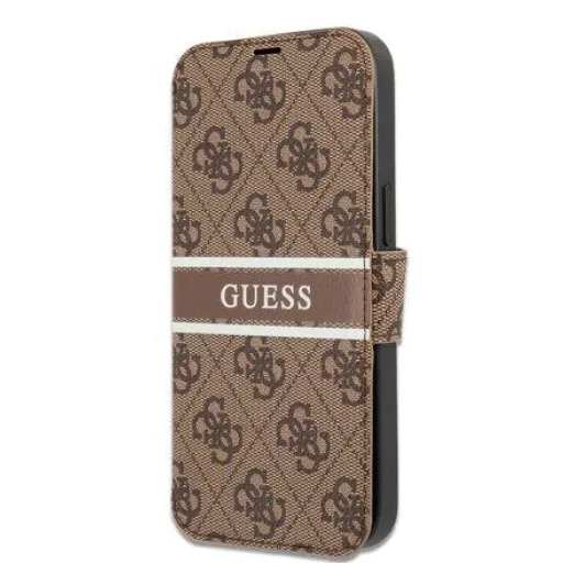 iPhone 13 Guess PU 4G Printed Stripe fliptok barna (GUBKP13M4GDBR) iPhone 13 Guess PU 4G Printed Stripe fliptok barna (GUBKP13M4GDBR)
