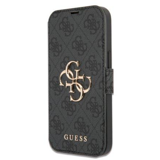 iPhone 13 Pro Max Guess PU 4G Metal Logo fliptok szürke (GUBKP13X4GMGGR) iPhone 13 Pro Max Guess PU 4G Metal Logo fliptok szürke (GUBKP13X4GMGGR)