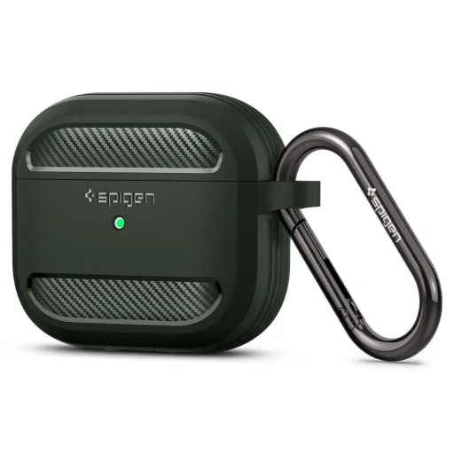 Apple Airpods 3 Spigen Rugged Armor tok military zöld Apple Airpods 3 Spigen Rugged Armor tok military zöld