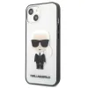 iPhone 13 Mini Karl Lagerfeld Ikonik Karl tok átlátszó fekete kerettel (KLHCP13SHIKCK) - 1. kép