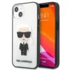 iPhone 13 Mini Karl Lagerfeld Ikonik Karl tok átlátszó fekete kerettel (KLHCP13SHIKCK) - 0. kép