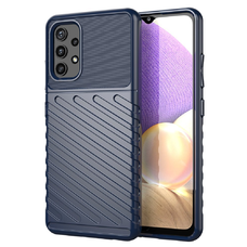 Samsung Galaxy A32 4G Thunder fokozott védelmet biztosító flexibilis TPU tok kék