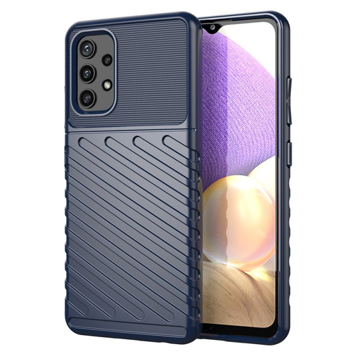 Samsung Galaxy A32 4G Thunder fokozott védelmet biztosító flexibilis TPU tok kék Samsung Galaxy A32 4G Thunder fokozott védelmet biztosító flexibilis TPU tok kék