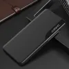 Samsung Galaxy A22 4G Eco Leather View Case intelligens fliptok fekete - 4. kép