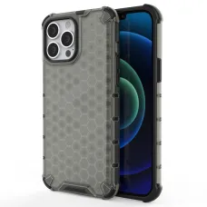 iPhone 13 Pro Max Honeycomb armor TPU tok fekete