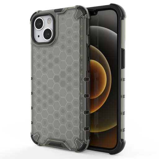 iPhone 13 mini Honeycomb armor TPU tok fekete iPhone 13 mini Honeycomb armor TPU tok fekete