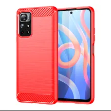 TPU puzdro s karbónovým vzorom pre Xiaomi Redmi Note 11 Pro+ 5G červené Alphajack TPU puzdro s karbónovým vzorom pre Xiaomi Redmi Note 11 Pro+ 5G červené Alphajack