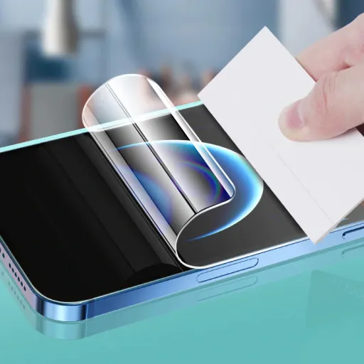 Hydrogel fólia mobiltelefonra felhelyezéssel