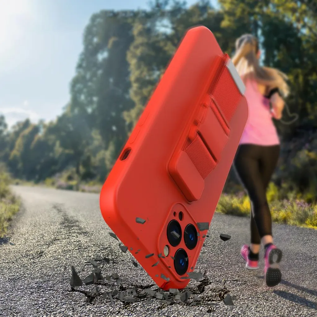 Xiaomi Redmi 9 Rope TPU gél tok pánttal rózsaszín - 8