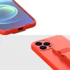 Xiaomi Redmi 9A Rope TPU gél tok pánttal piros - 4. kép