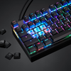 Motospeed CK82 mechanikus gamer billentyűzet RGB világítással, angol (piros switch) - 1. kép