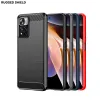 Xiaomi Redmi Note 11 Pro Carbon szénszál mintájú TPU tok fekete Alphajack - 1. kép
