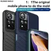 Xiaomi Redmi Note 11 Pro fokozott védelmet biztosító flexibilis TPU tok fekete Alphajack - 1. kép