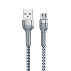 Remax Jany USB - micro USB 2.4A kábel 1m ezüst