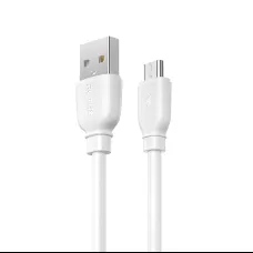 USB - Micro USB kábel 2.4A 1M fehér Remax Suji Pro